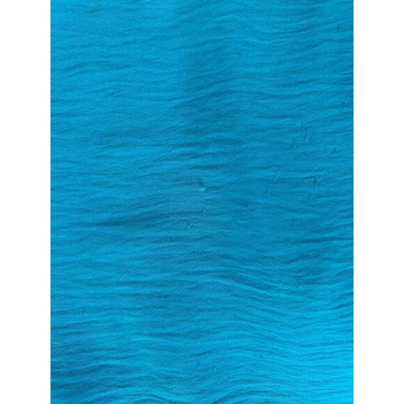 Women's Blue Lightweight Drawstring Summer Pants, Size Large, Wide Leg, Flowy - Picture 7 of 7